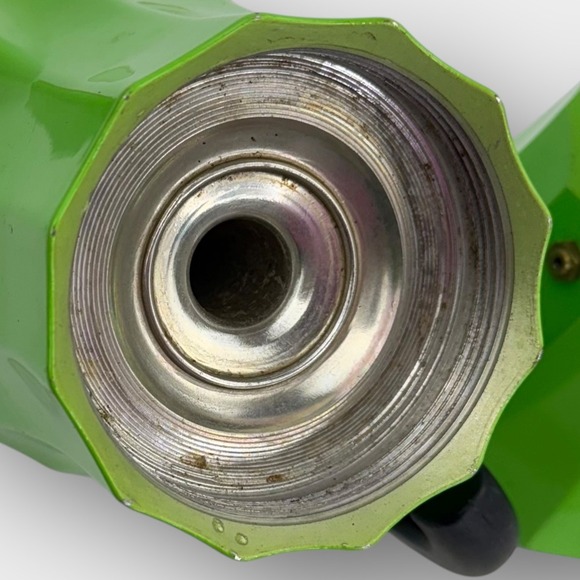 Vintage Gnali & Zani Green Aluminum Stovetop Moka Pot Espresso Maker Italy - Picture 12 of 13